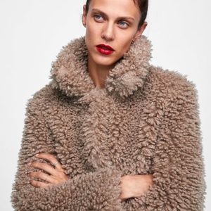 Zara Soft Faux Fur Jacket
